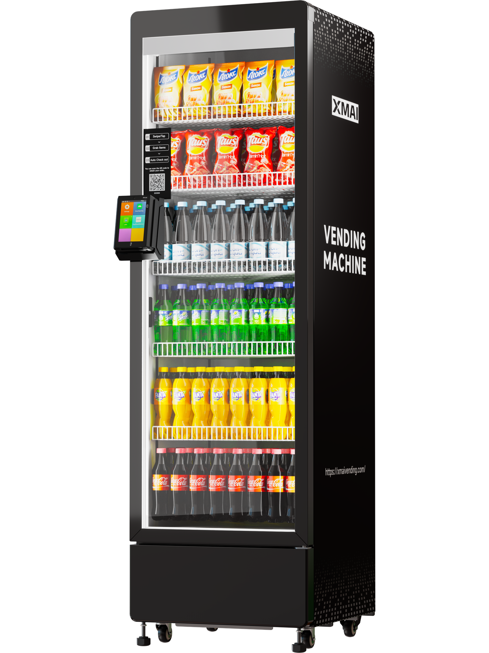 XMAI Core 425L smart vending machine - compact 425-liter capacity