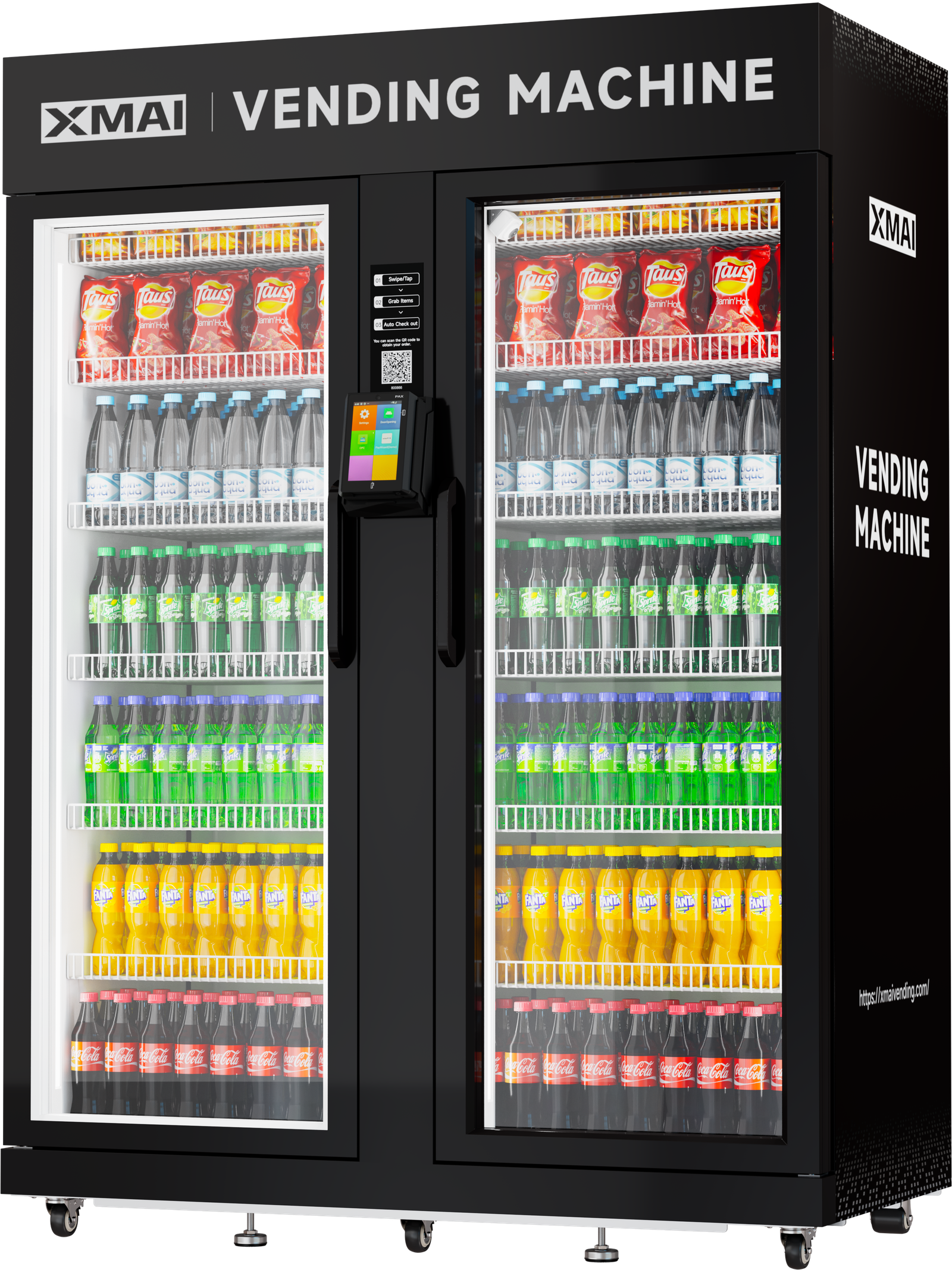 XMAI Ultra Max 1500L smart vending machine - largest capacity unit in the XMAI lineup